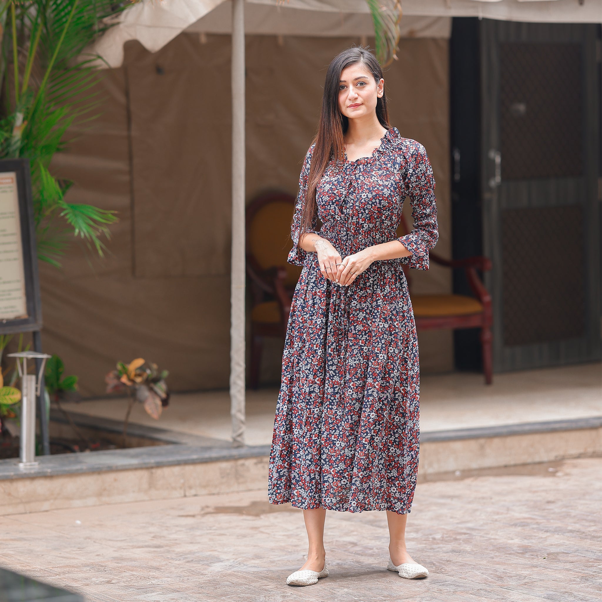 Callie Floral Maxi Dress