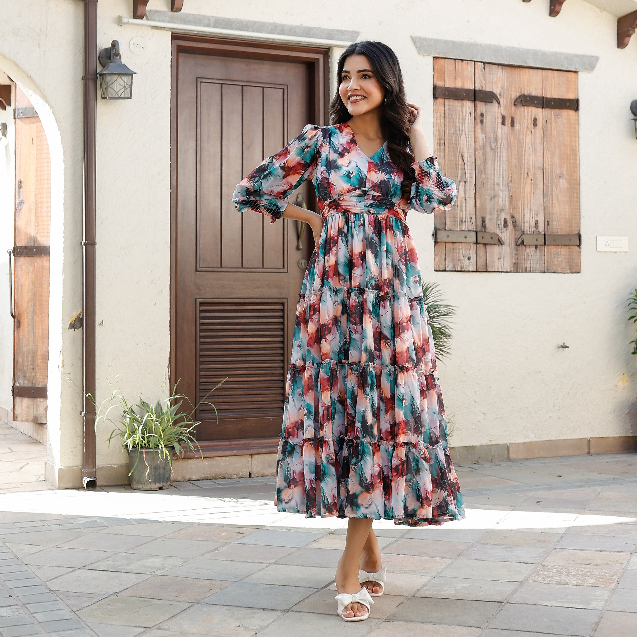 Rosie Multicolor Maxi Dress