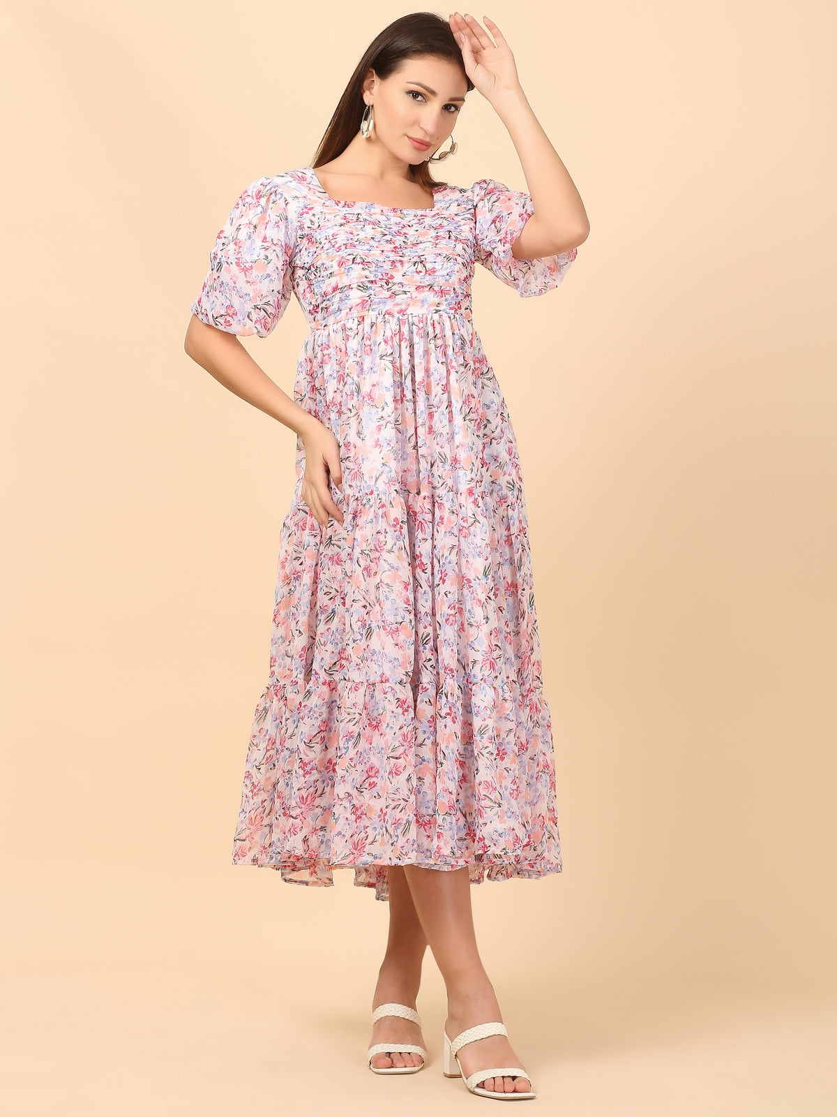 Crayson Multicolor Floral Maxi Dress
