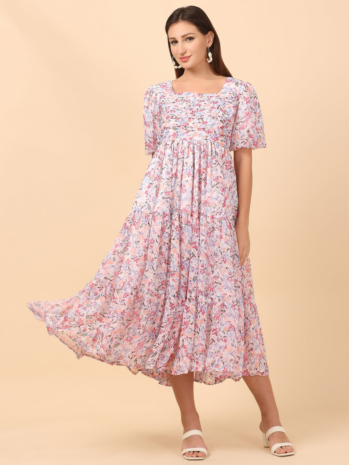 Crayson Multicolor Floral Maxi Dress