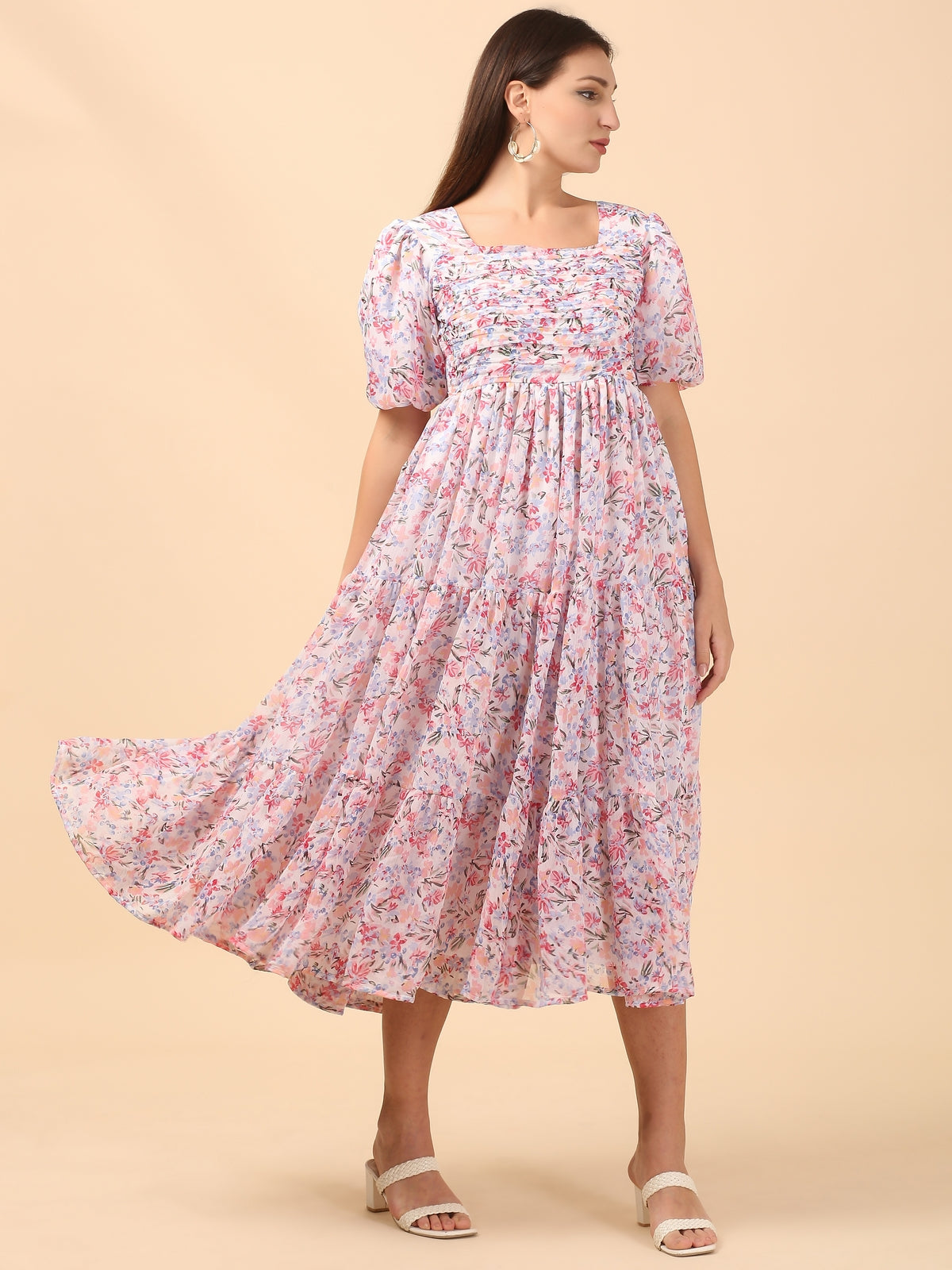 Crayson Multicolor Floral Maxi Dress