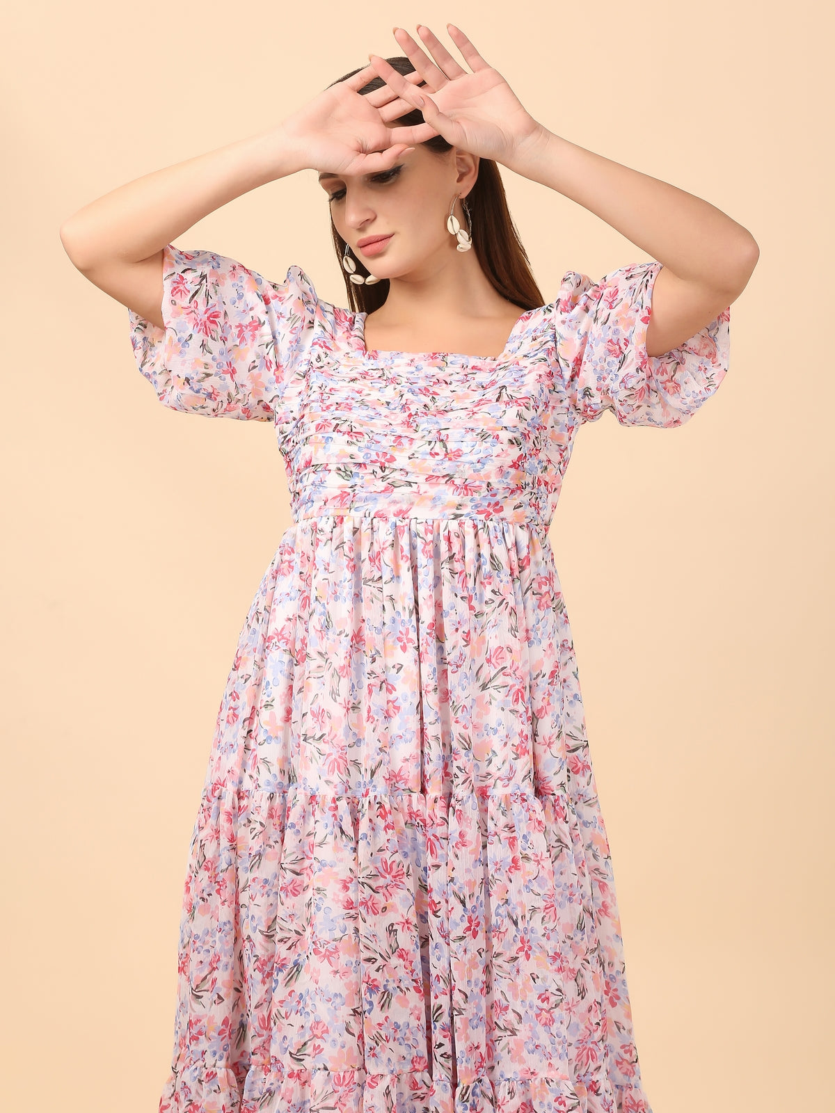 Crayson Multicolor Floral Maxi Dress
