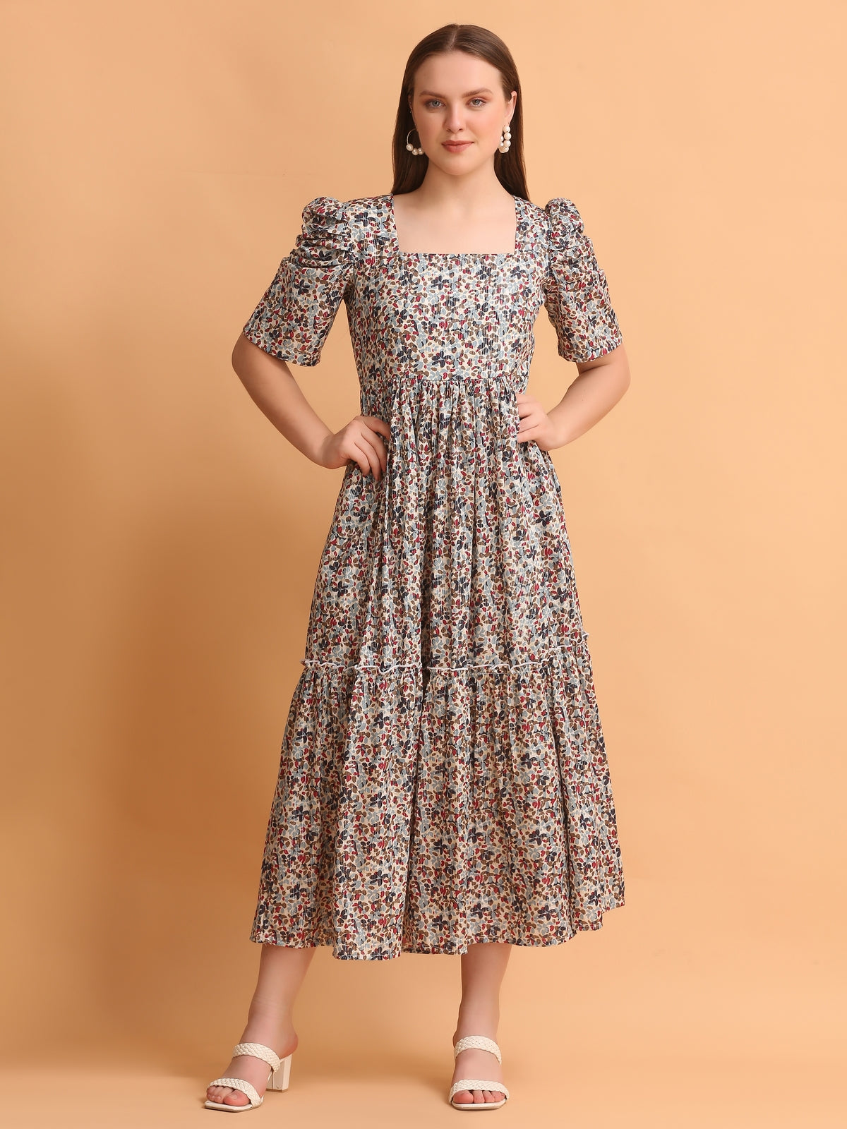 Kim Cotton Floral Dress