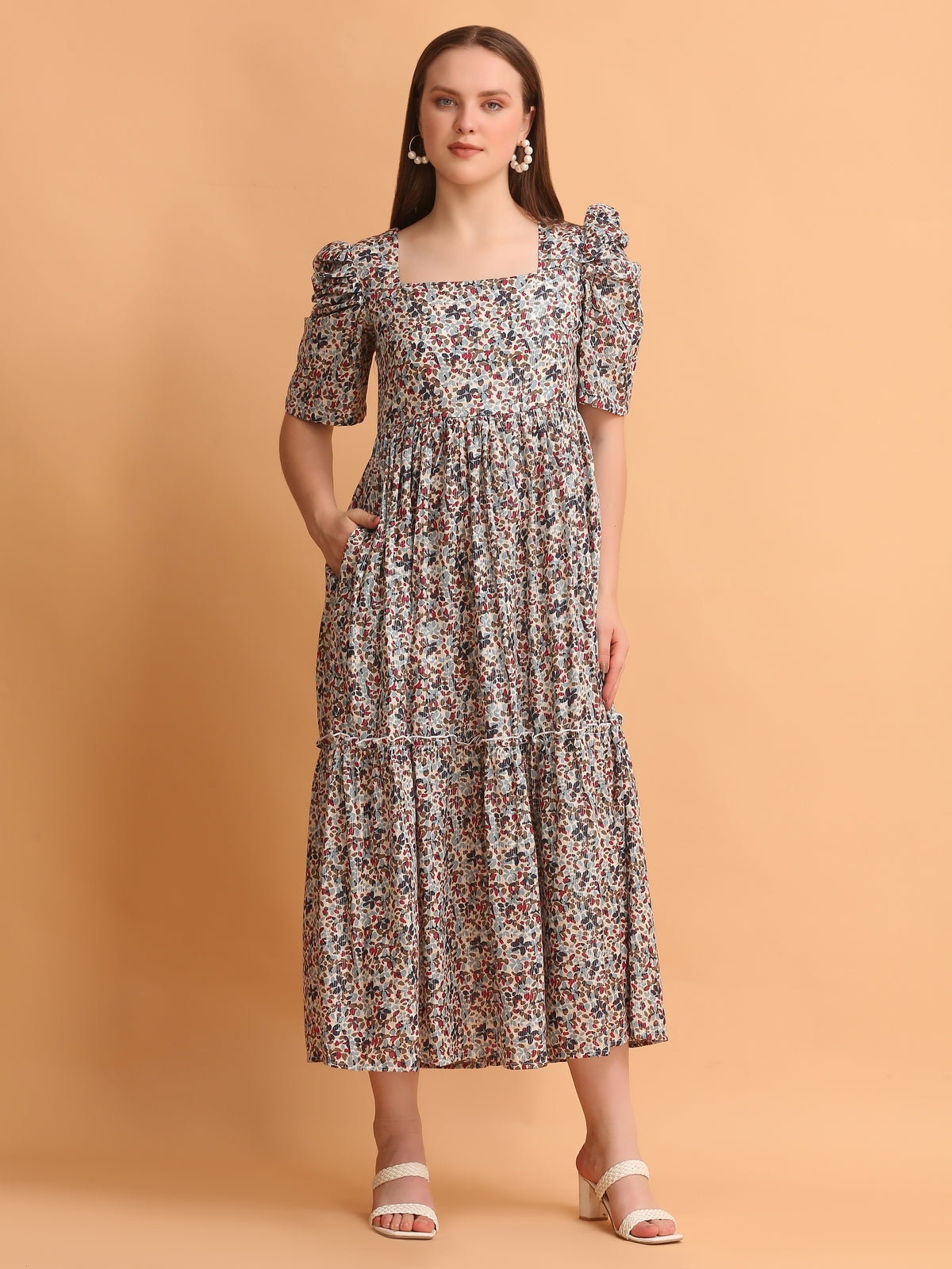Kim Cotton Floral Dress