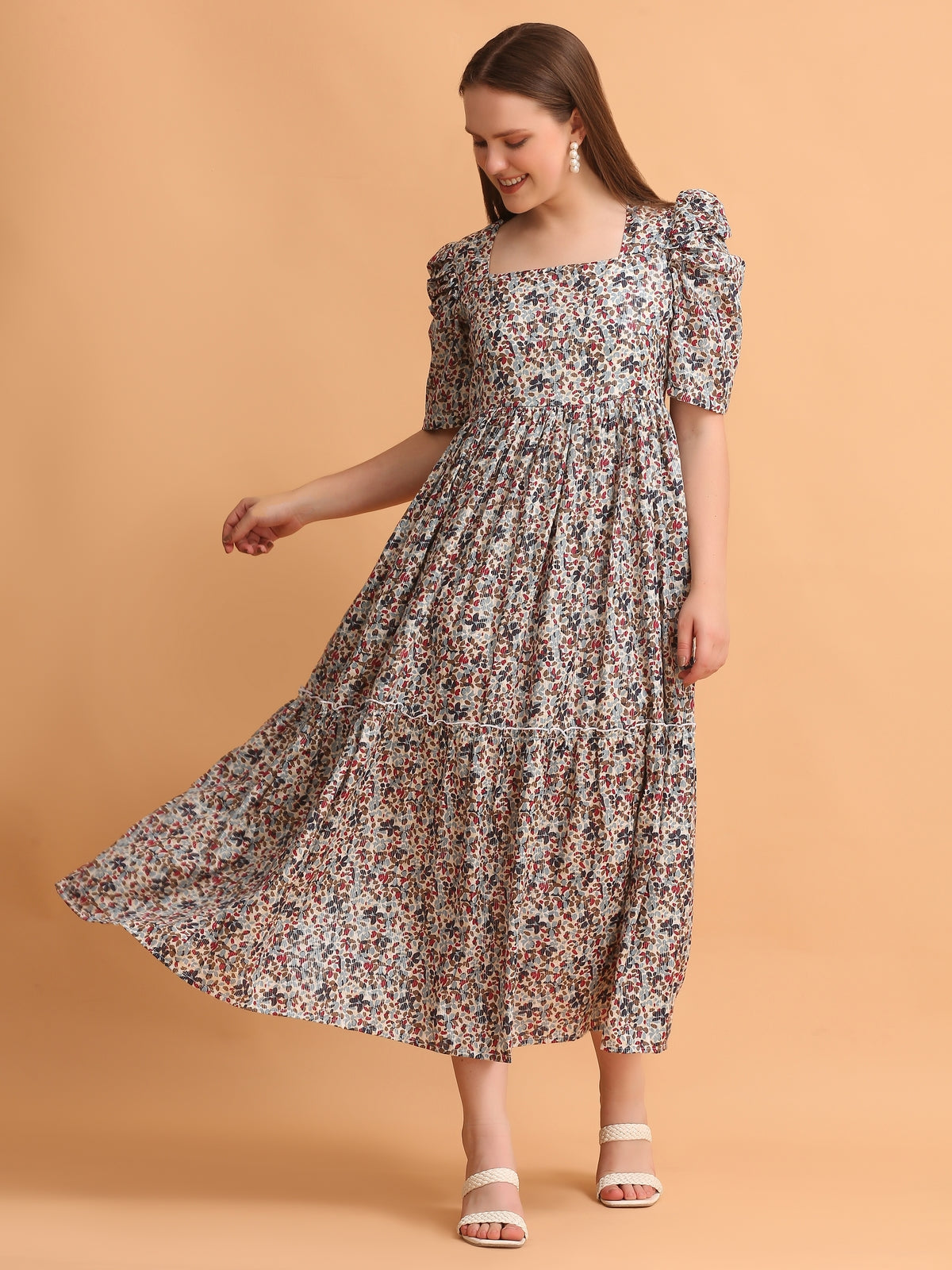 Kim Cotton Floral Dress