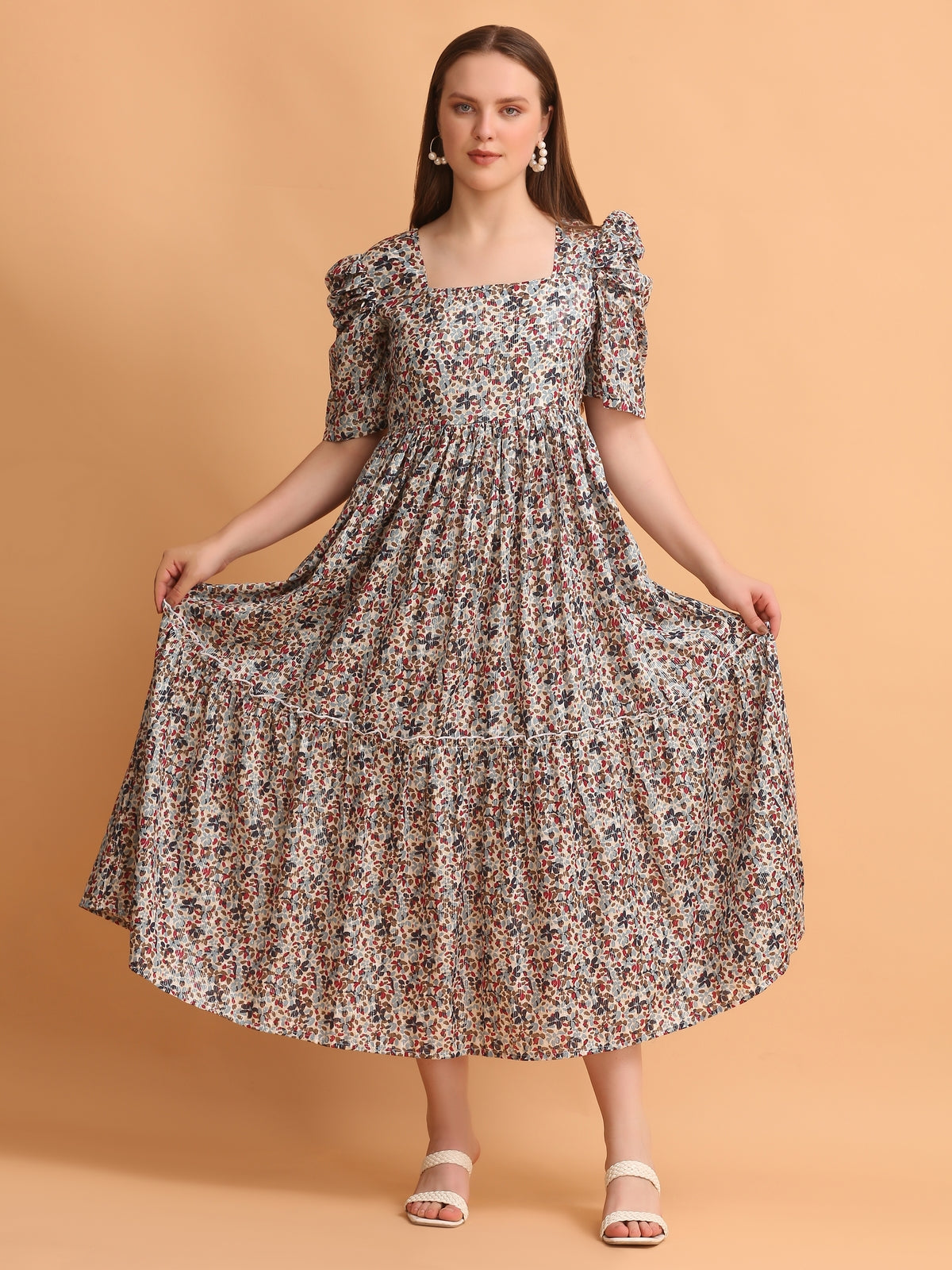 Kim Cotton Floral Dress