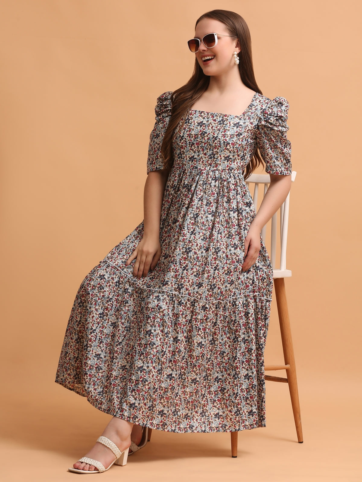 Kim Cotton Floral Dress
