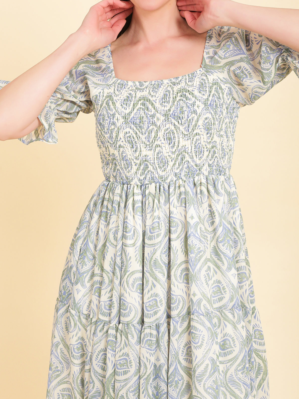 Emma Multicolor Floral Maxi Dress