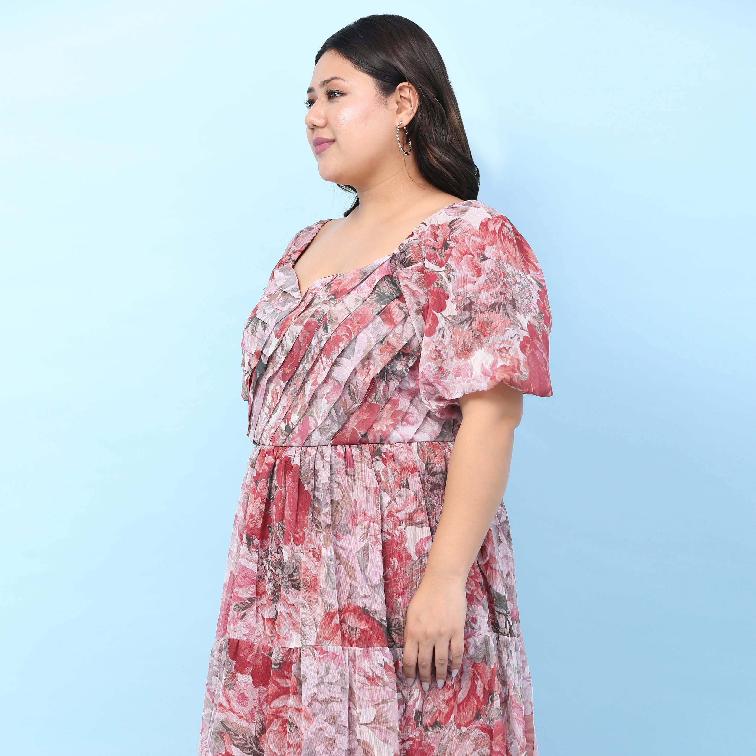 Yara Multicolor Floral Maxi Dress