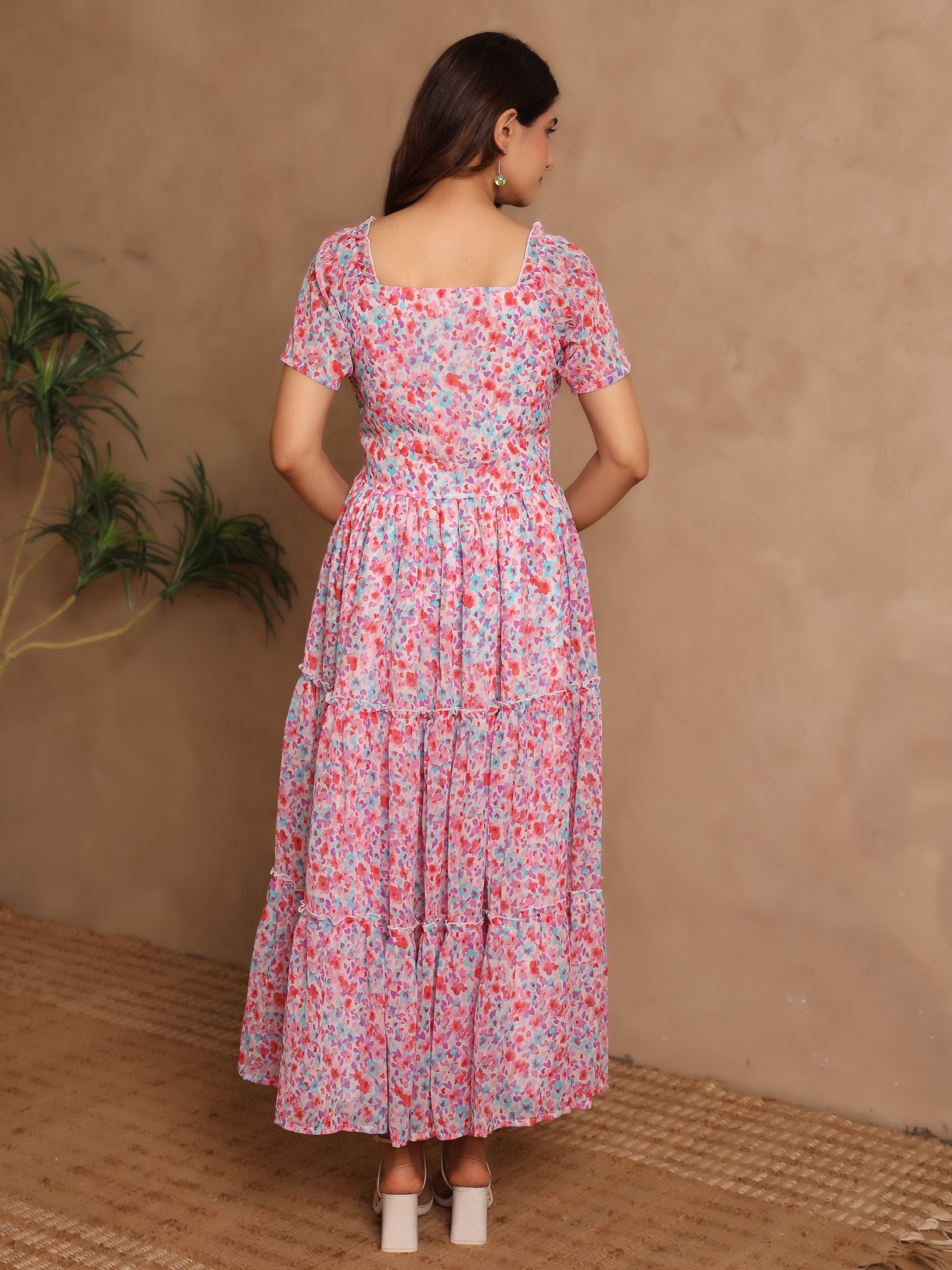 Genevieve Multicolor Floral Dress