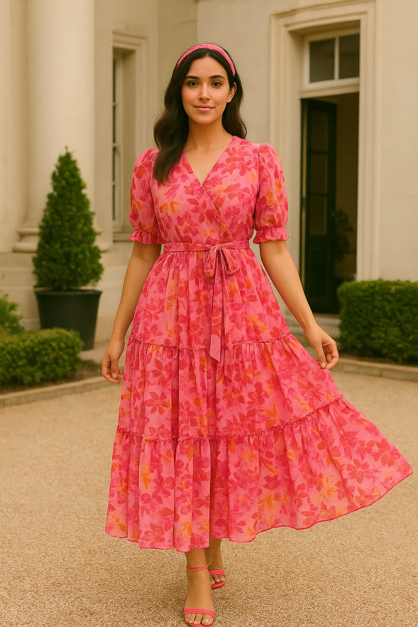 Stella Multicolor Floral Maxi Dress