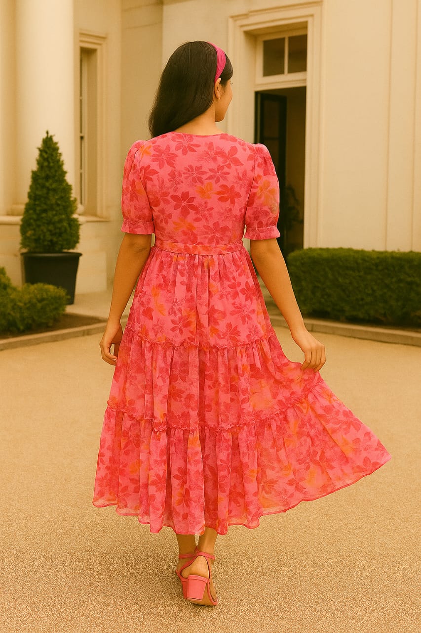 Stella Multicolor Floral Maxi Dress