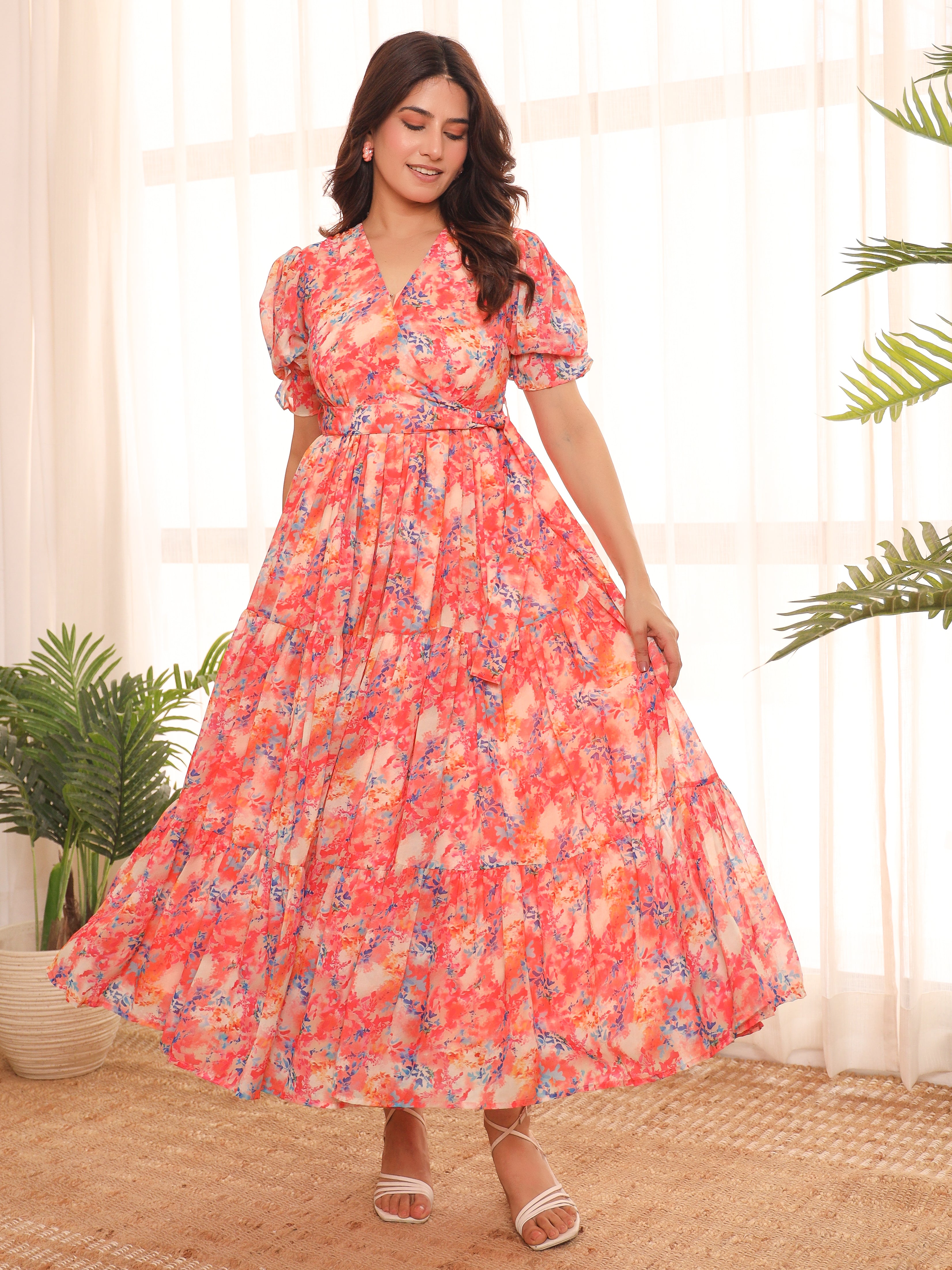 Emerson Multicolor Floral Maxi Dress