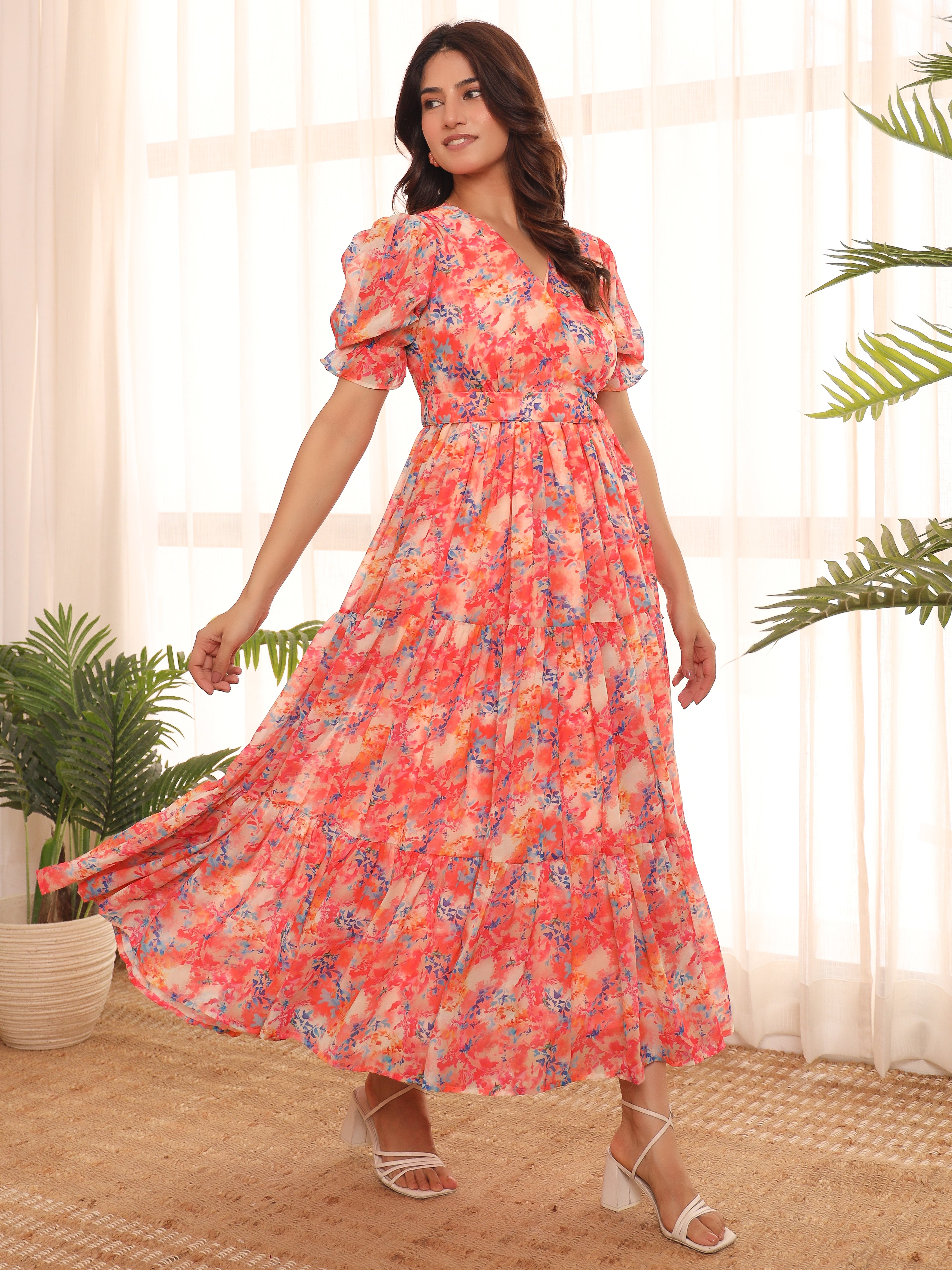 Emerson Multicolor Floral Maxi Dress