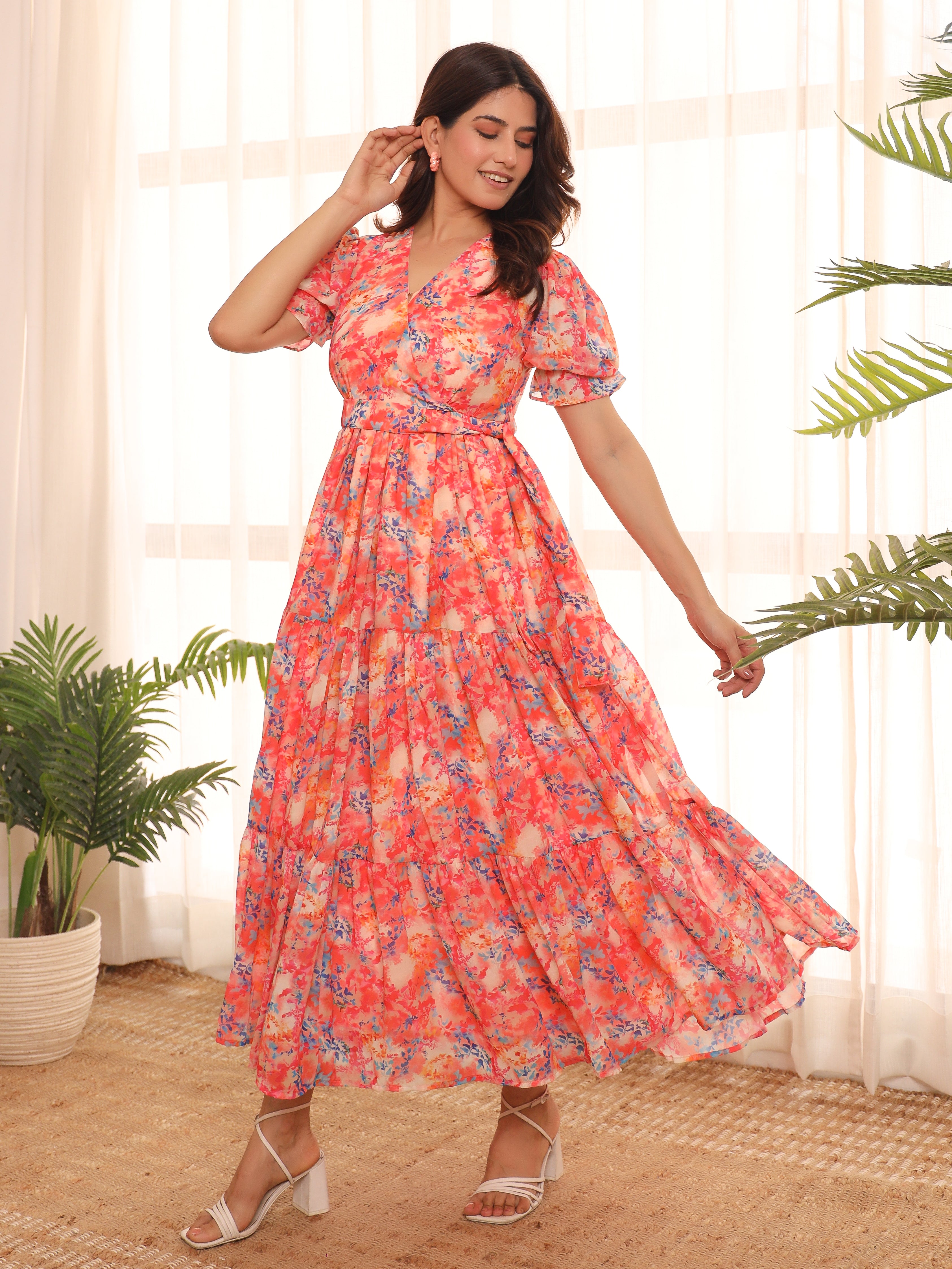 Emerson Multicolor Floral Maxi Dress