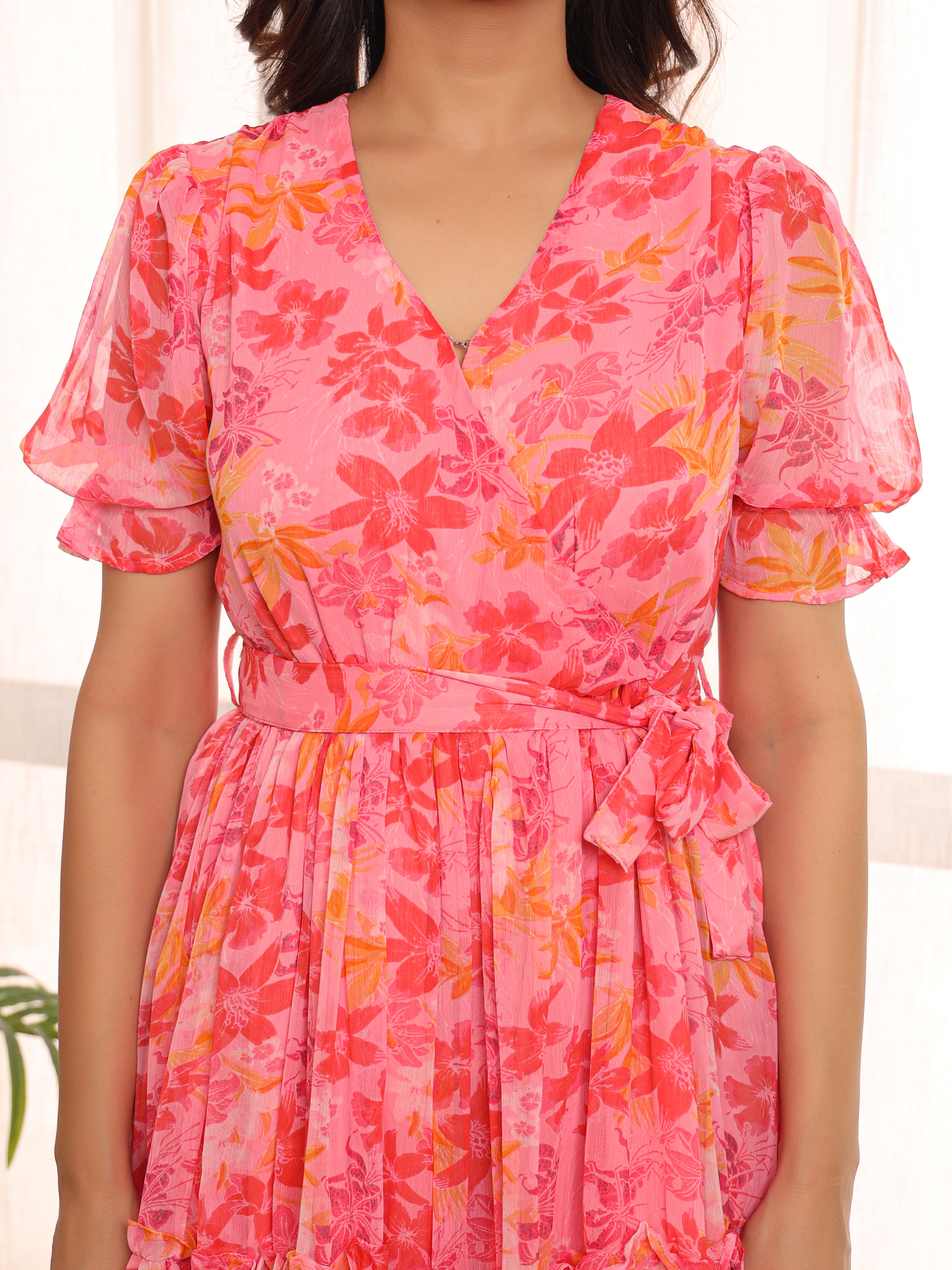 Willa Multicolor Floral Maxi Dress