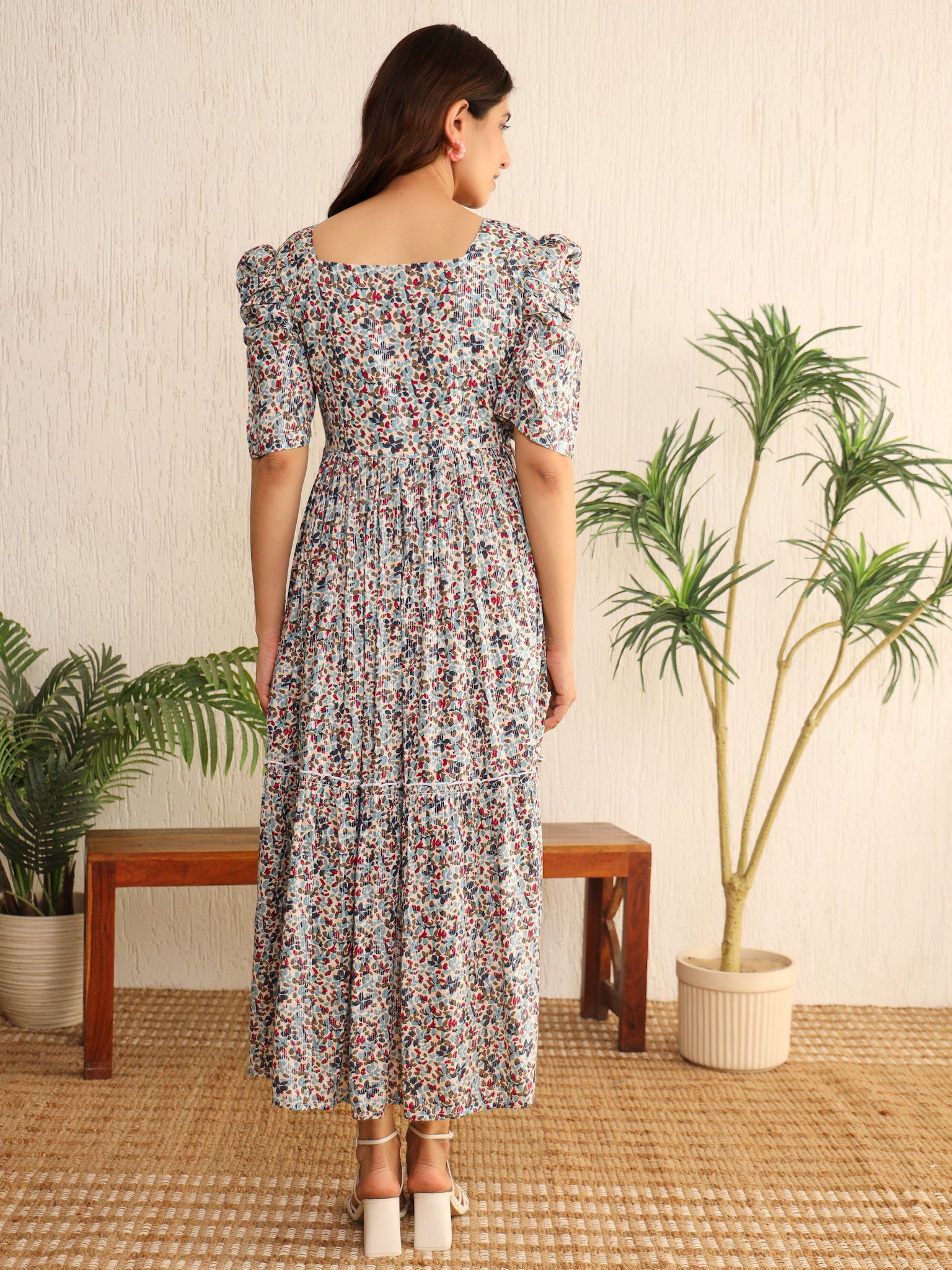 Kim Cotton Floral Dress