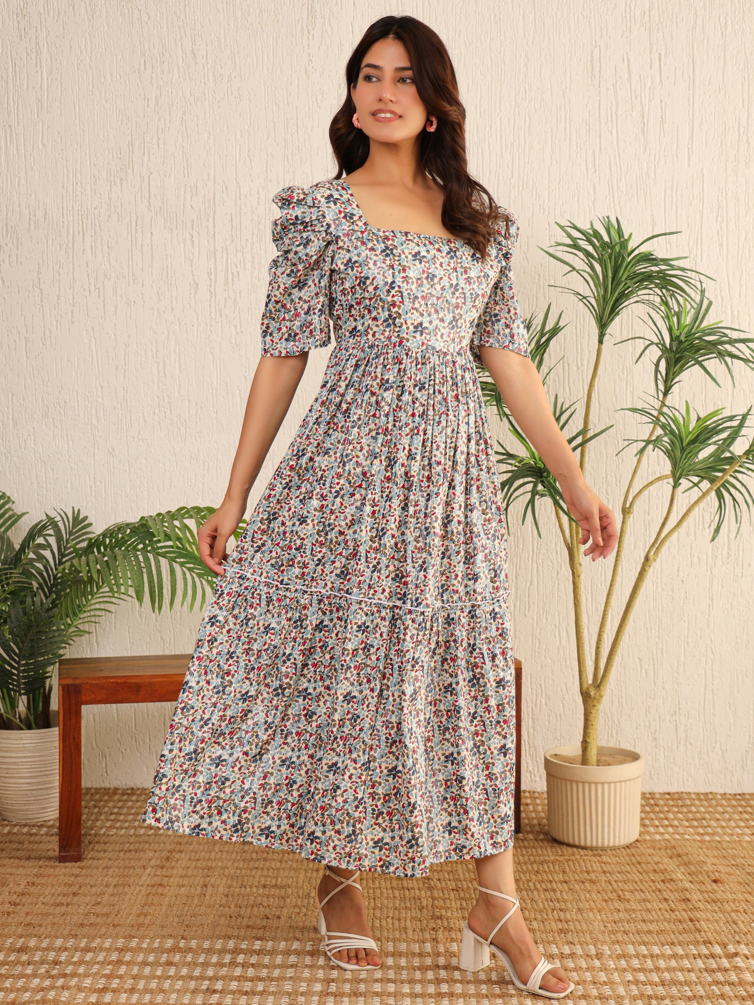 Kim Cotton Floral Dress
