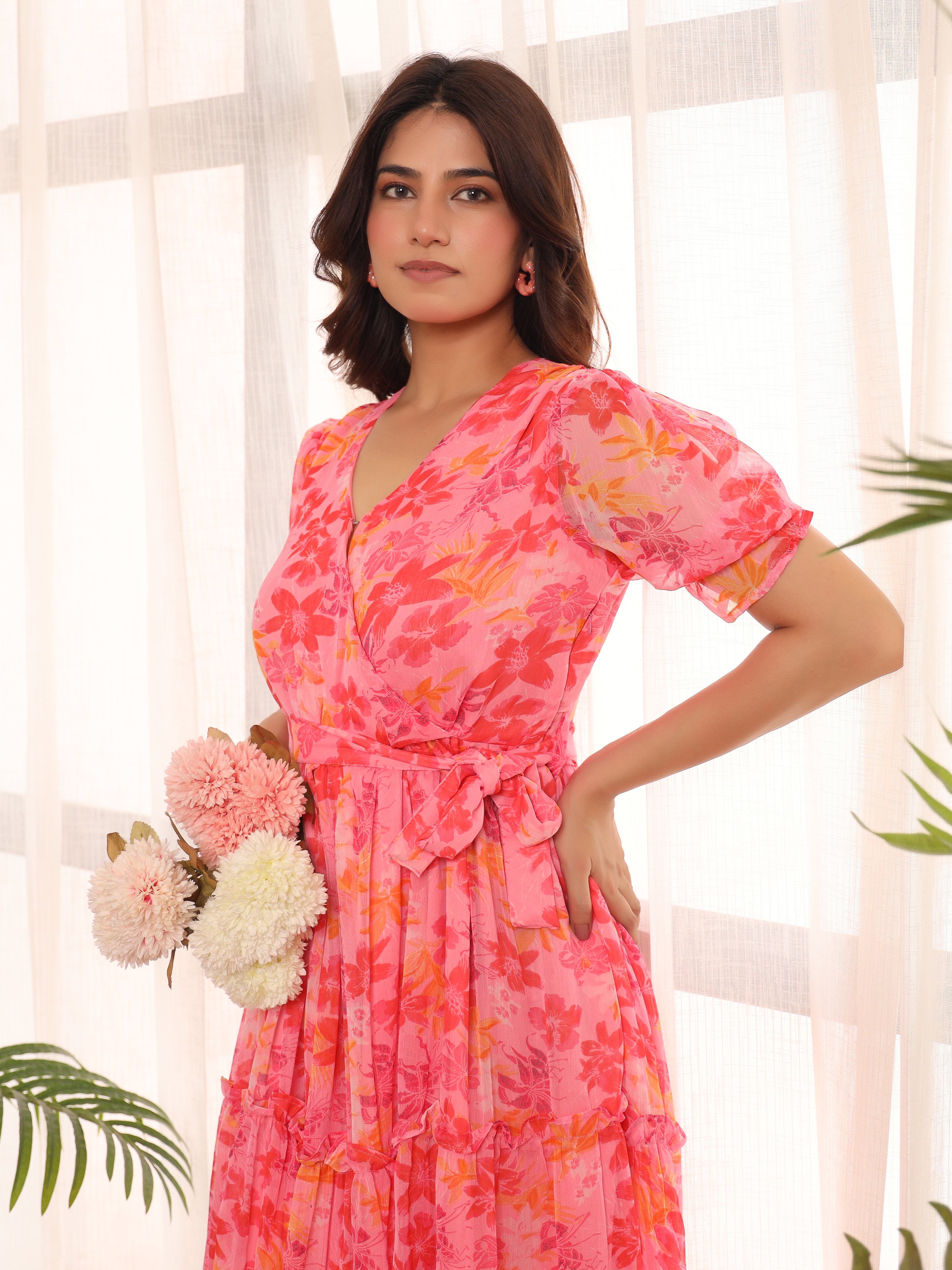 Willa Multicolor Floral Maxi Dress