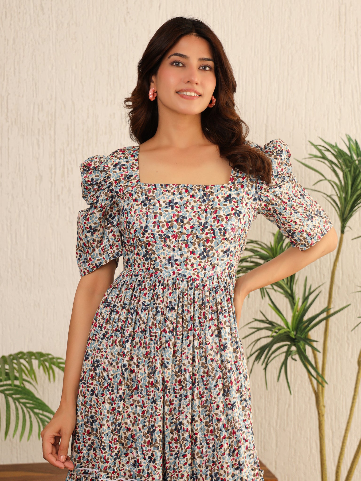 Kim Cotton Floral Dress