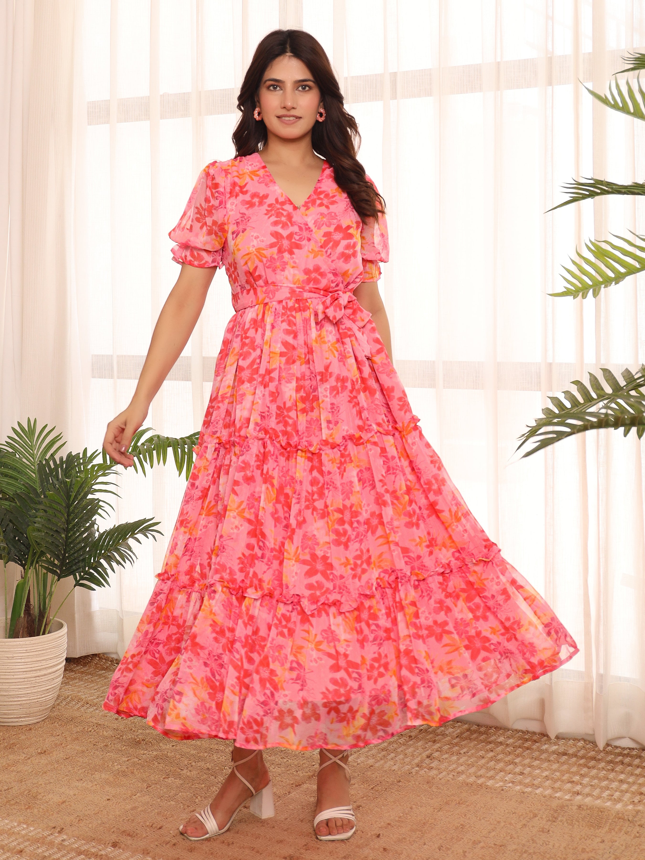 Willa Multicolor Floral Maxi Dress