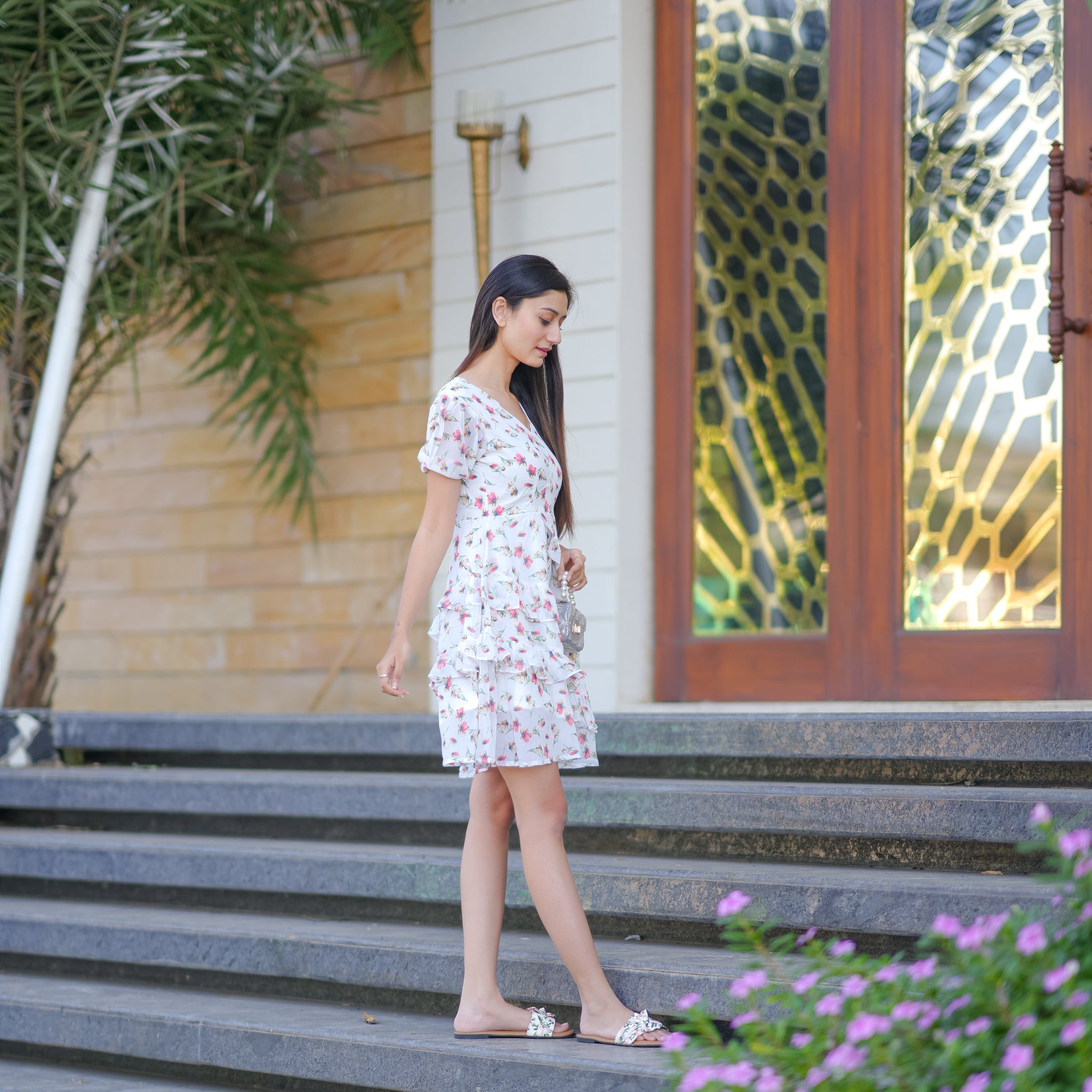 Rylee White Short Dress