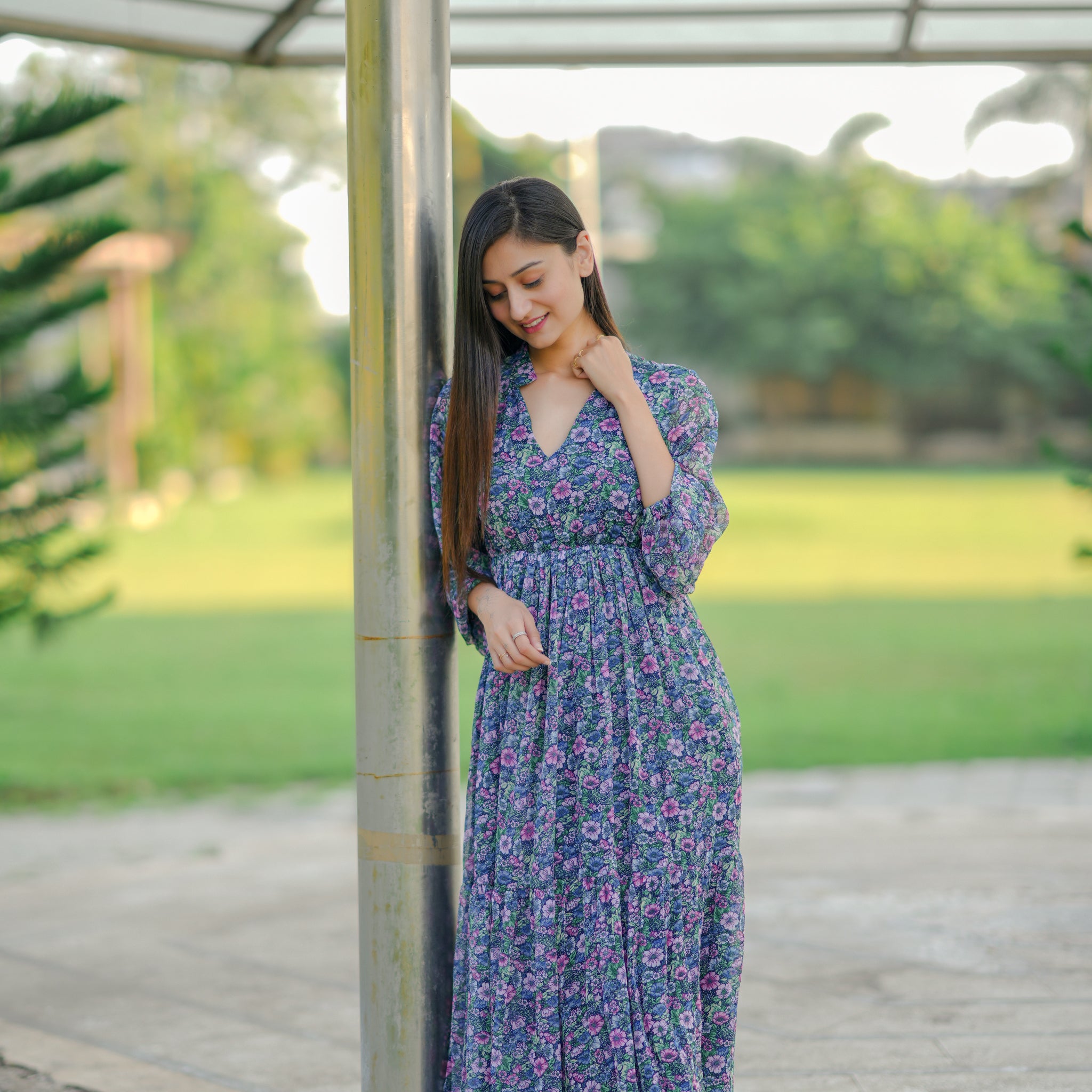 Noelle Multicolor Floral Dress