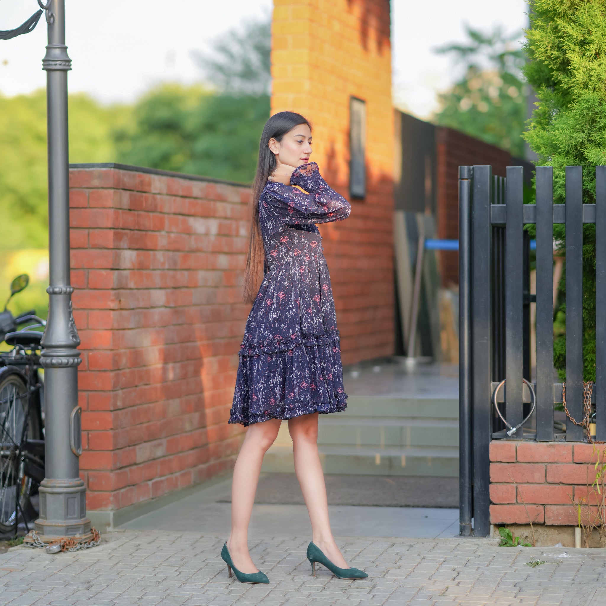 Hailey Multicolor Short Dress