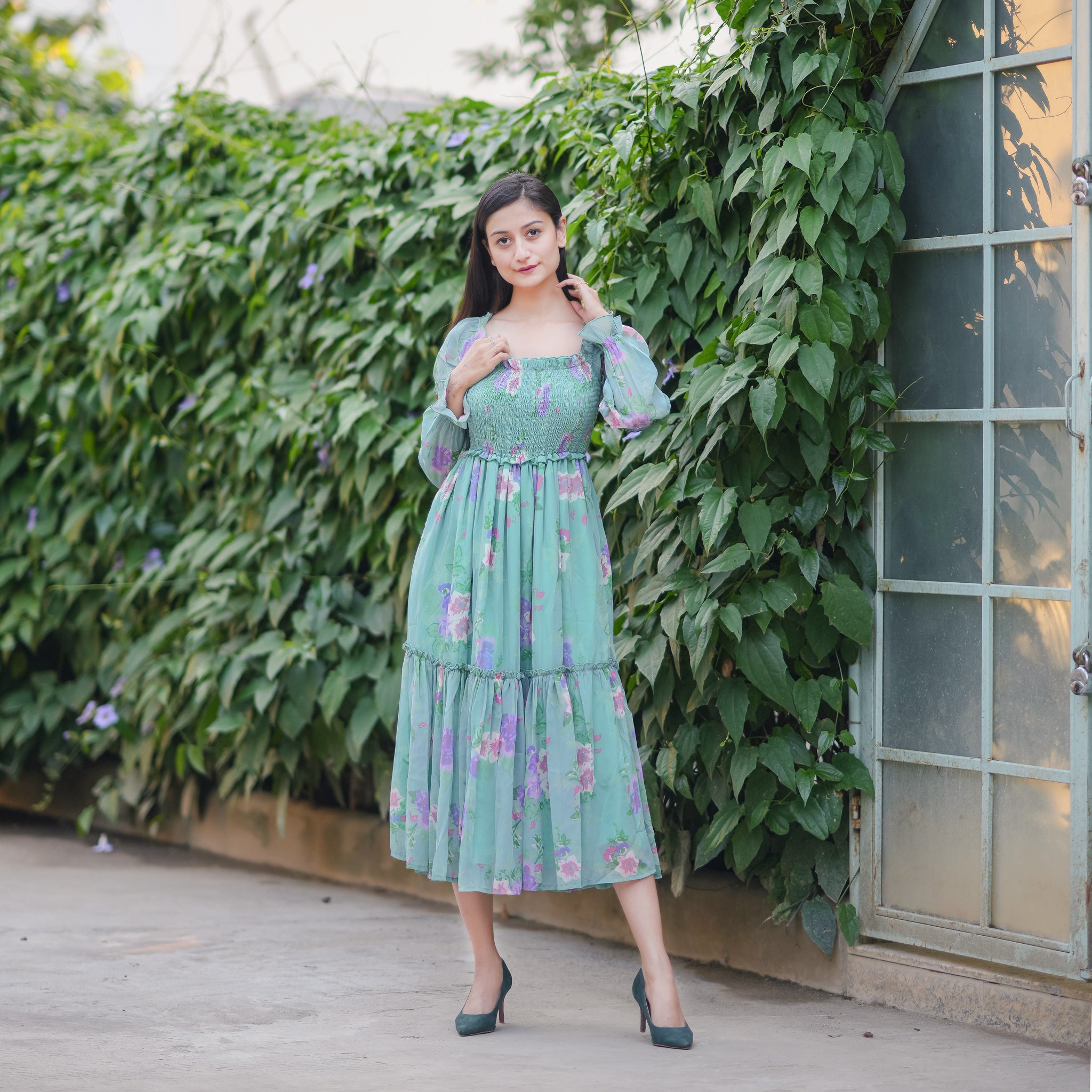 Amara Floral Maxi Dress