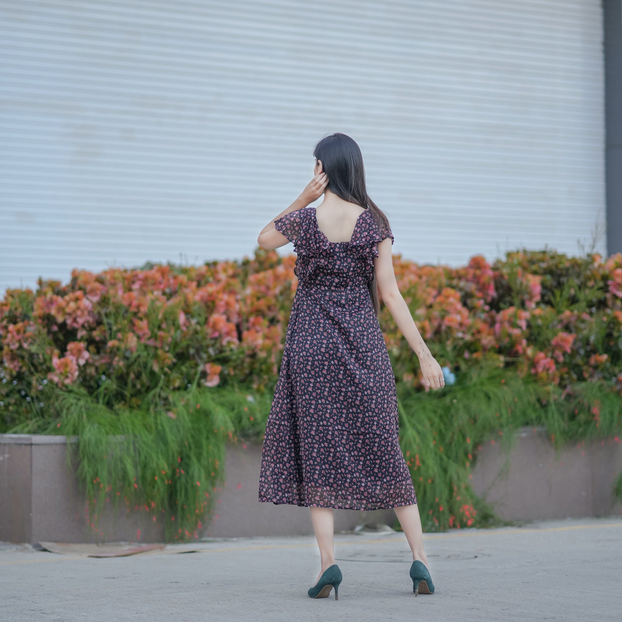Catalina Ditsy Floral Dress