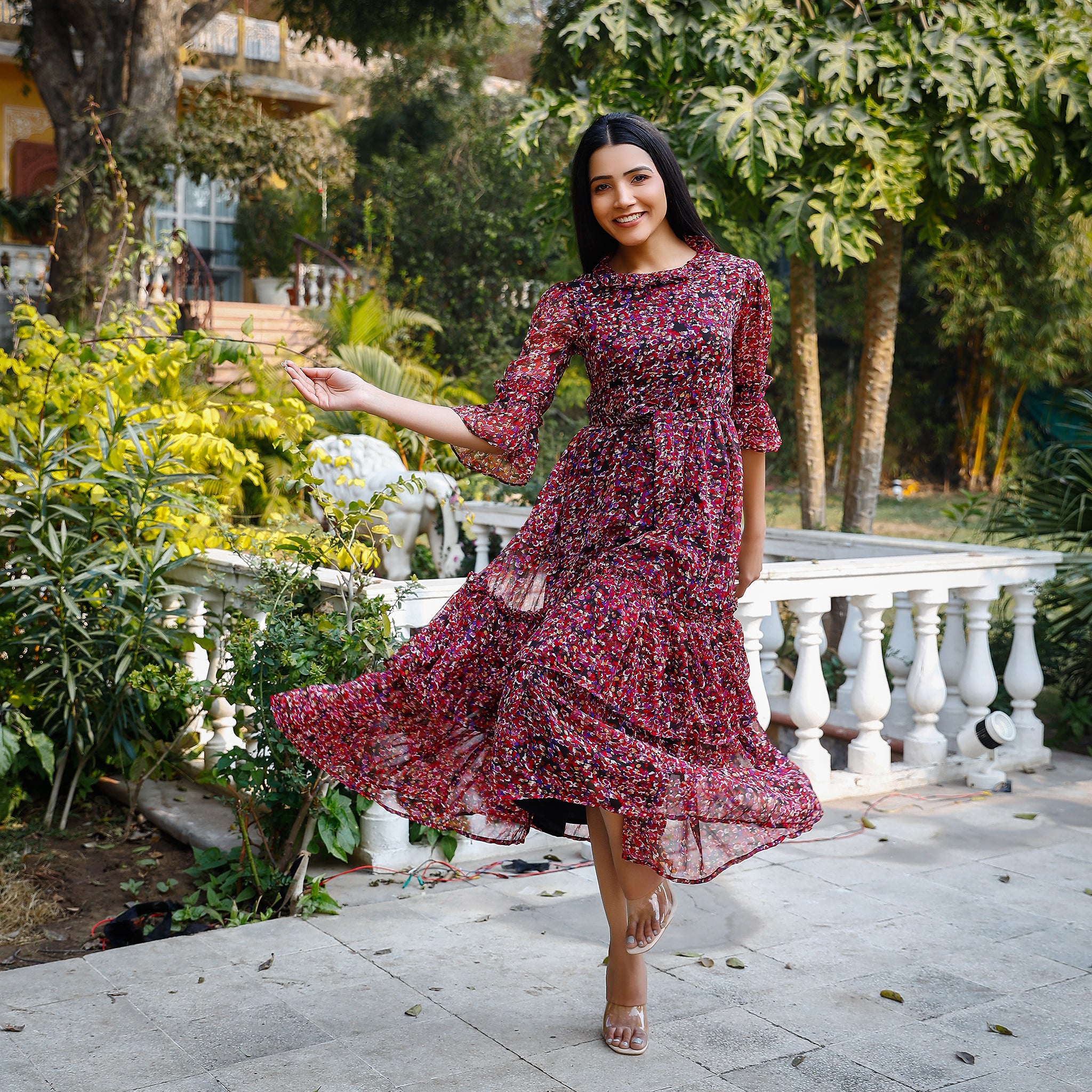 Kiara Multicolor Floral Dress