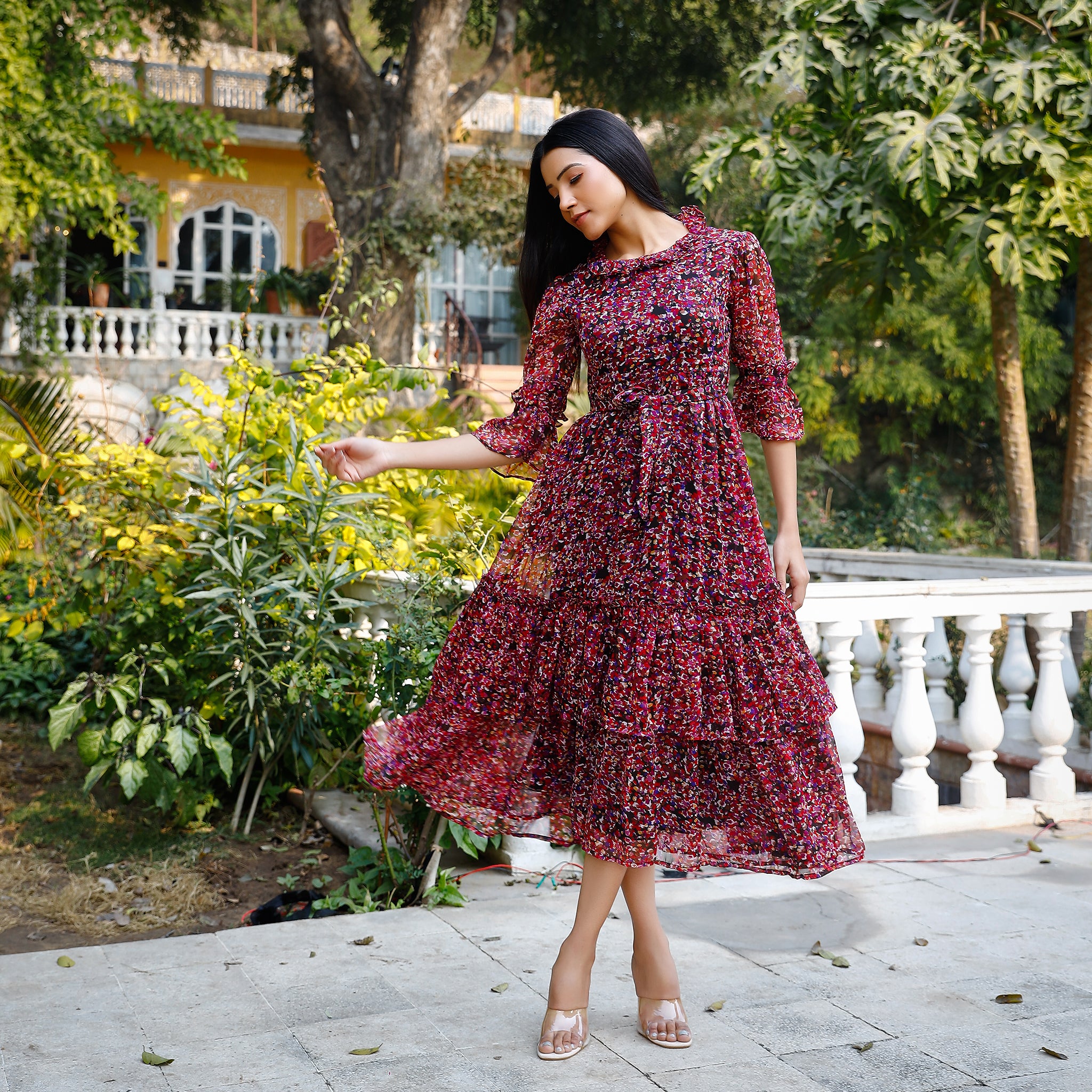 Kiara Multicolor Floral Dress