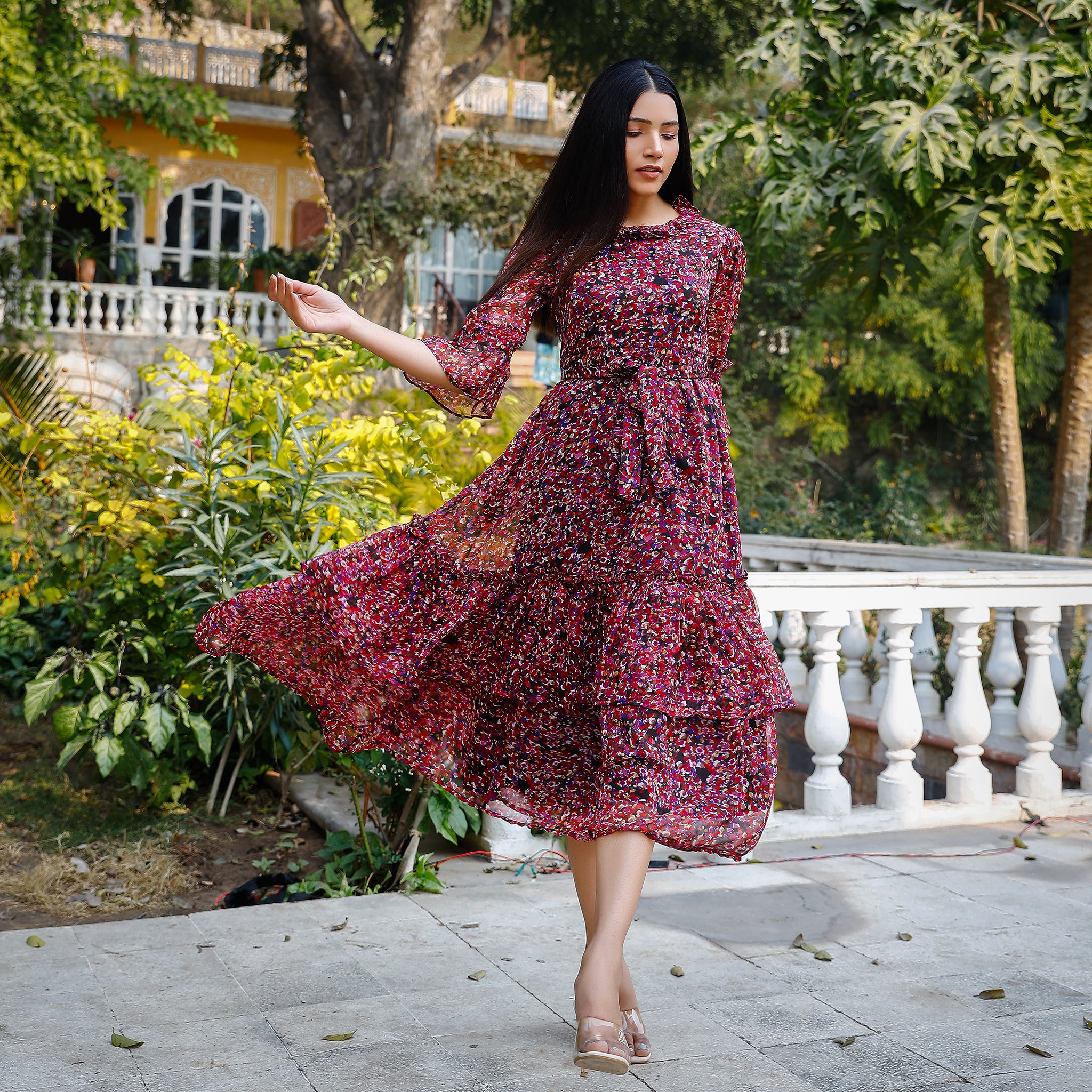 Kiara Multicolor Floral Dress
