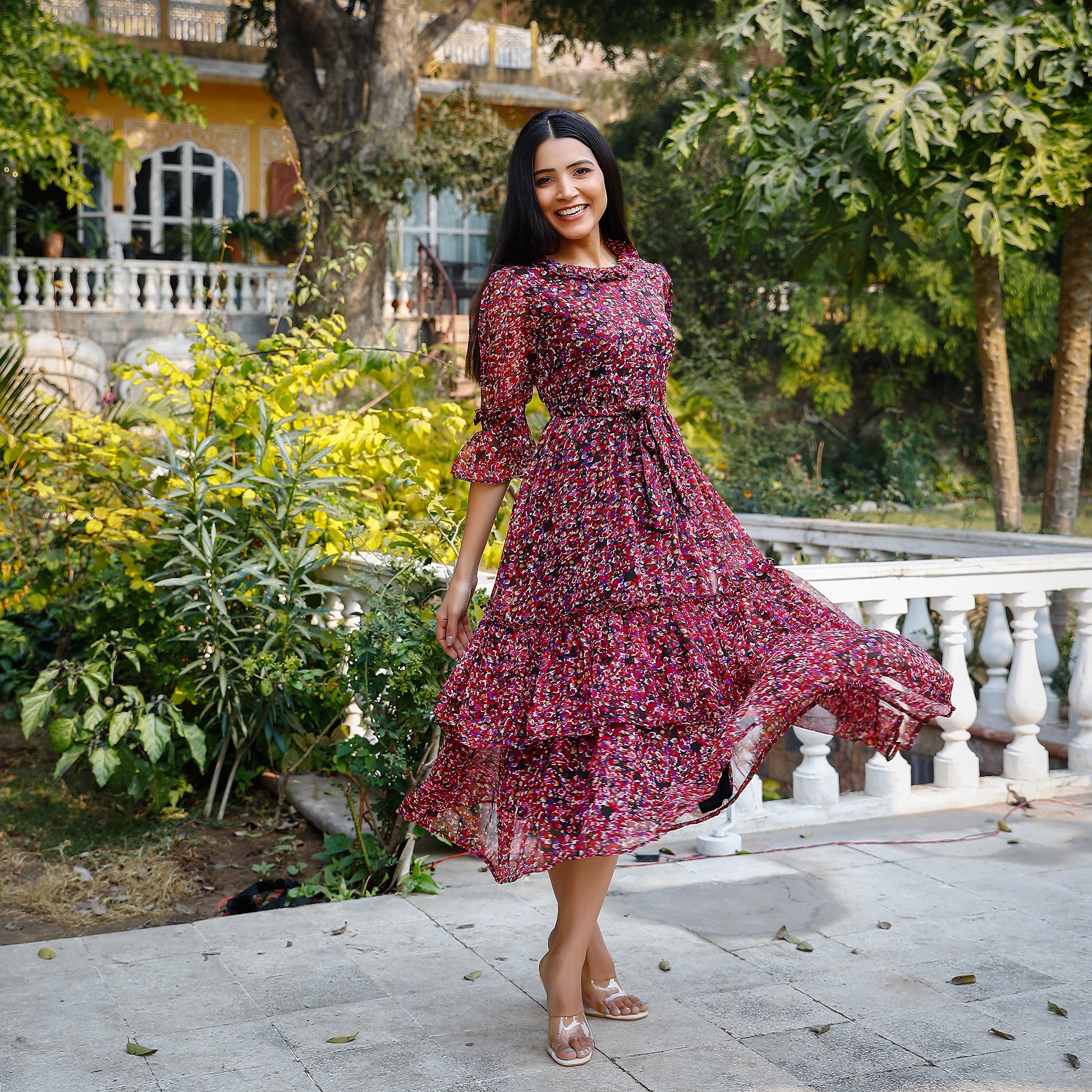 Kiara Multicolor Floral Dress