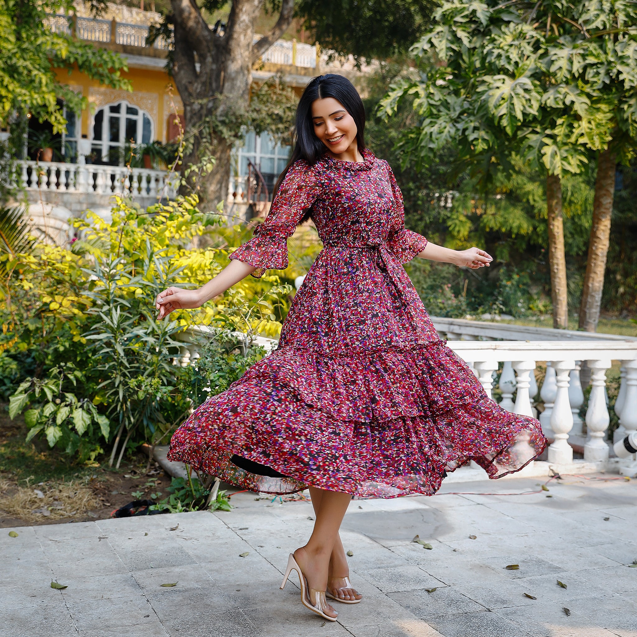 Kiara Multicolor Floral Dress