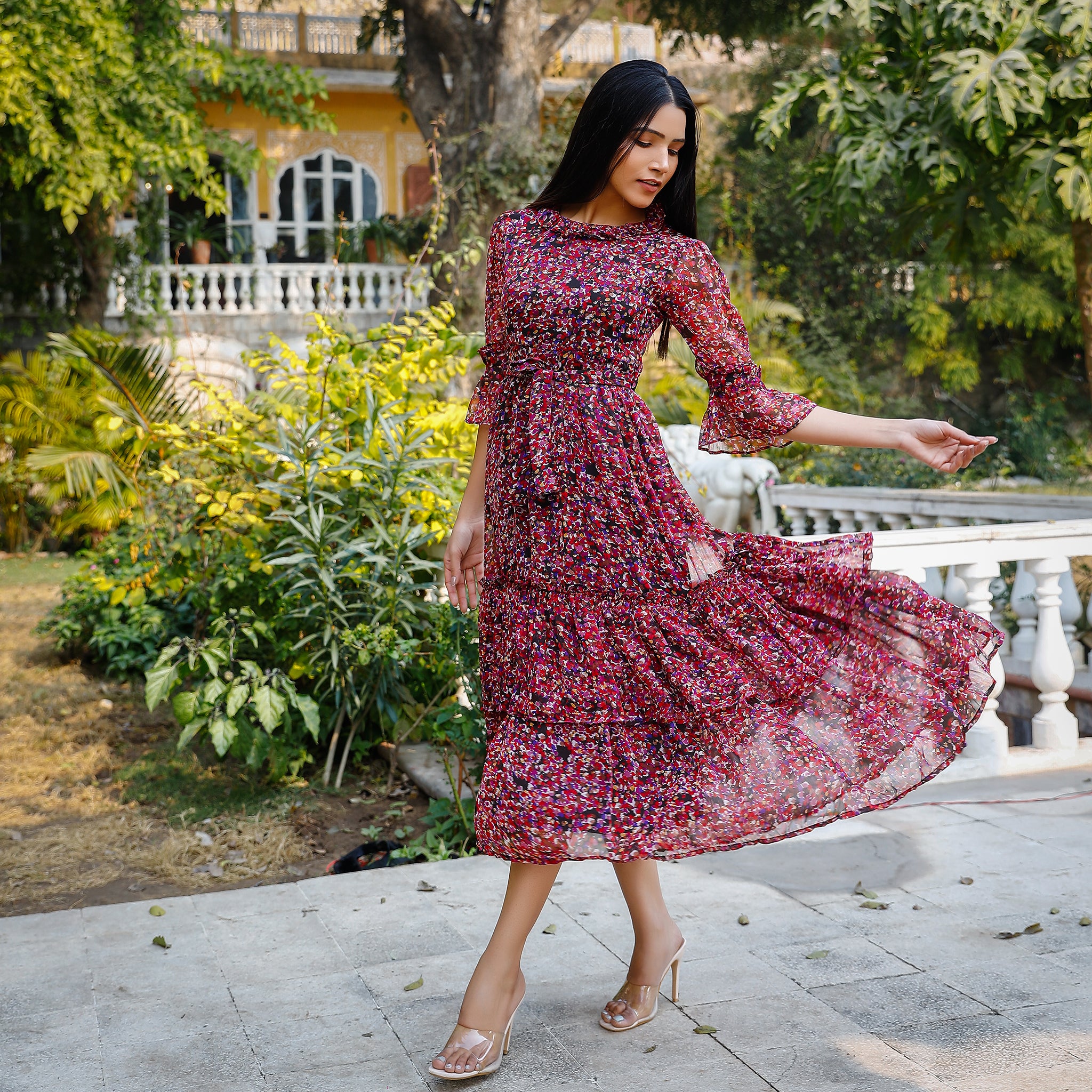 Kiara Multicolor Floral Dress