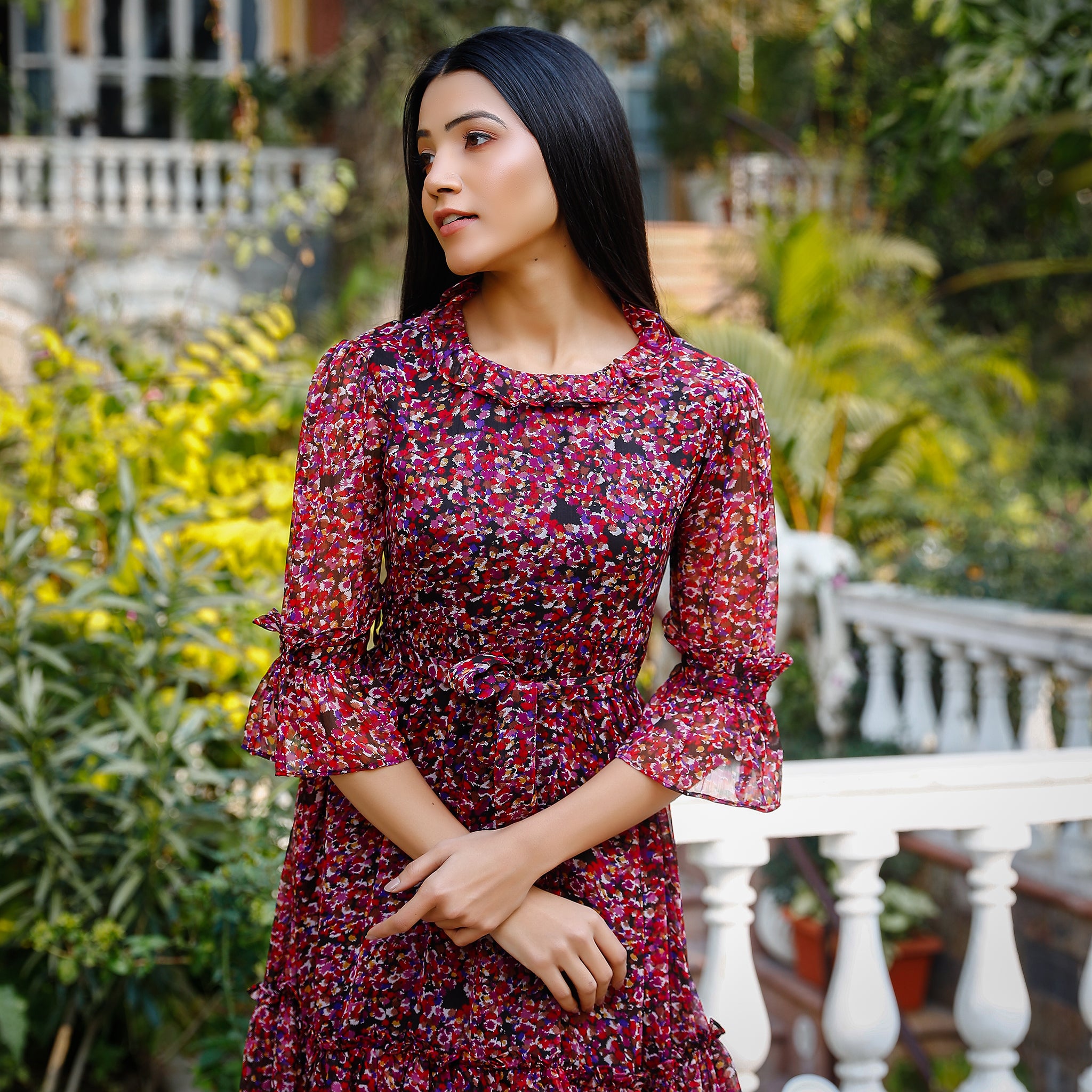 Kiara Multicolor Floral Dress
